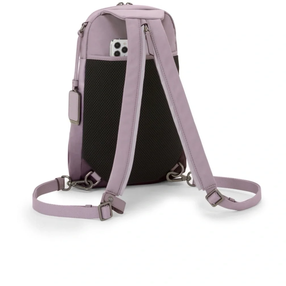 Tumi Two-Tone Purple and Gray Voyageur Kileen Convertible Sling - Picture 4 of 12